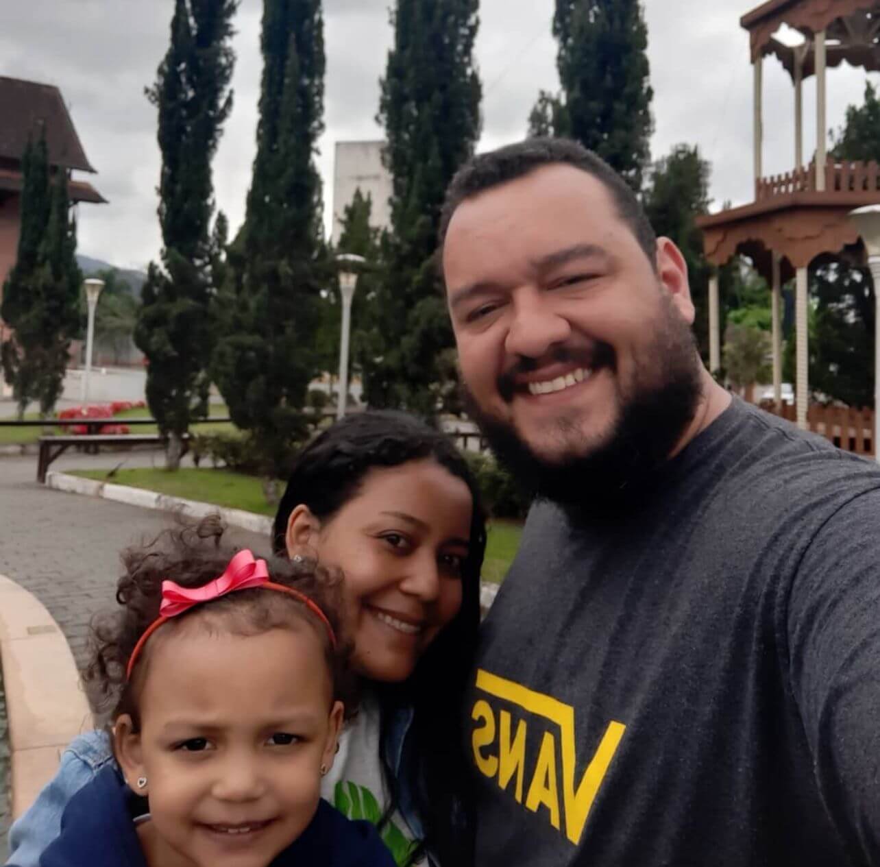 Diogo Barata e familia